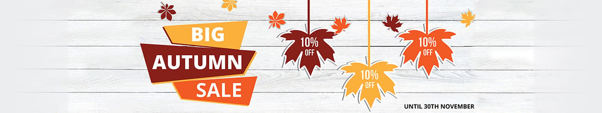 10% off Autumn Sale